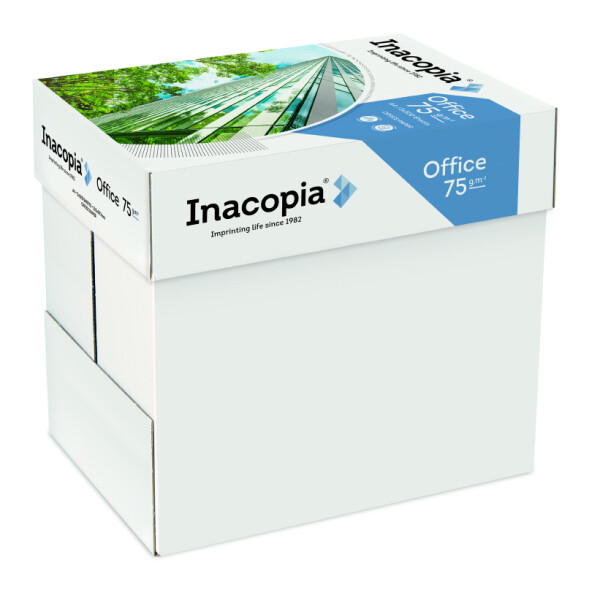 INACOPIA Office US-Format Businesspapier weiß 75g - 1 Karton (2.500 Blatt)