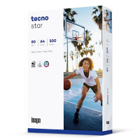 TECNO Star Businesspapier weiß A4 80g - 1 Karton (2.500 Blatt)