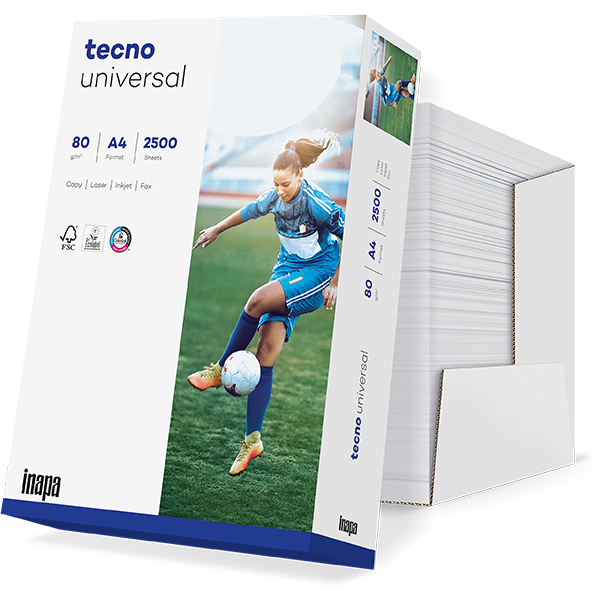 TECNO Universal Maxbox Businesspapier A4 80g - 1 Karton (2.500 Blatt)