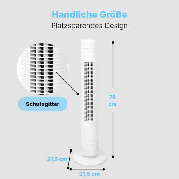 CLATRONIC Tower-Ventilator TVL 3770, weiß