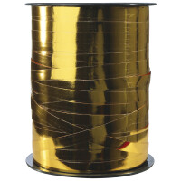 Clairefontaine Geschenkband auf Spule, metallic, gold