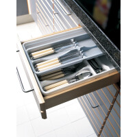 plast team Besteckkasten "Doppelt", weiß