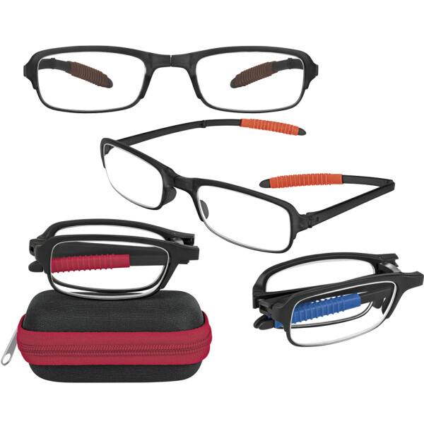 WEDO Falt-Lesebrillen "Flip-it", 20er Display, sortiert