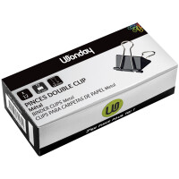 Wonday Foldback-Klammer, (B)25 mm, Klemmweite 8 mm, schwarz