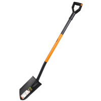 Bradas Spitzspaten, Länge: 1.250 mm, schwarz orange