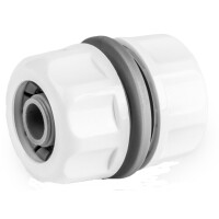 Bradas Schlauchverbinder WHITE LINE, 1 2", weiß