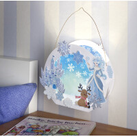 folia Laternen-Bastelset "Eisprinzessin",...