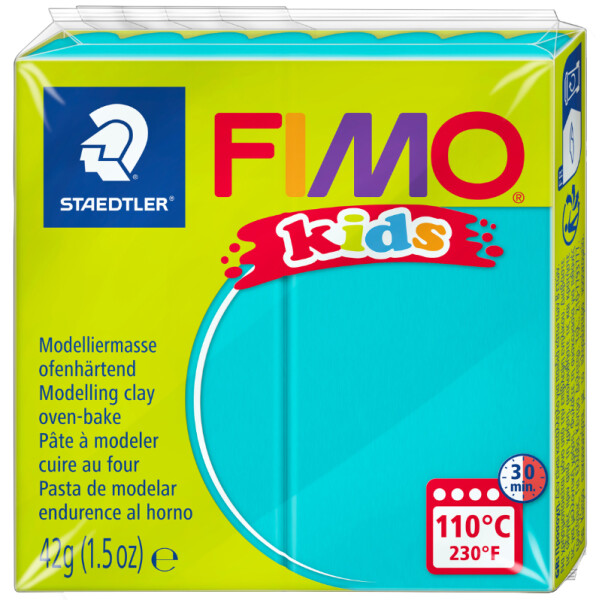 FIMO kids Modelliermasse, ofenhärtend, hellgrau, 42 g