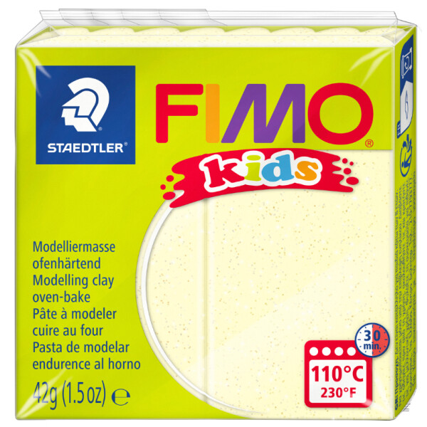 FIMO kids Modelliermasse, ofenhärtend, hellgrau, 42 g