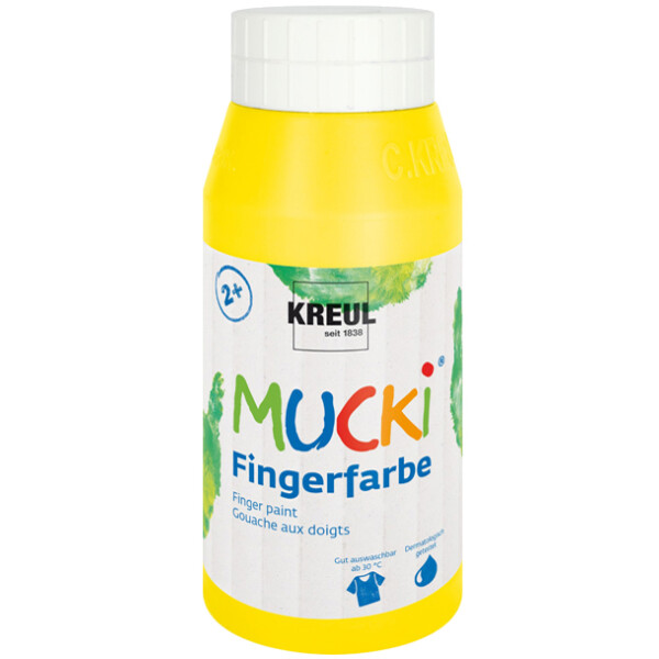 KREUL Fingerfarbe "MUCKI", schwarz, 750 ml