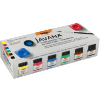 KREUL Textilfarbe JAVANA, Grundfarben-Set, 6 x 20 ml