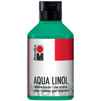 Marabu Aqua-Linoldruckfarbe, blaugrün, 250 ml