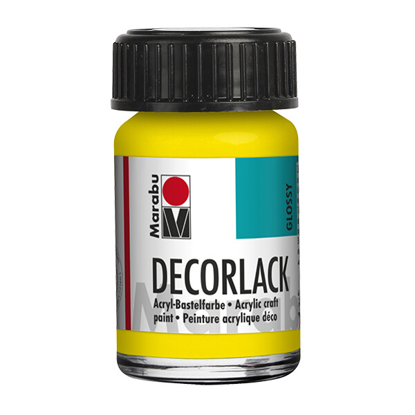 Marabu Acryllack "Decorlack", mittelblau, 15 ml, im Glas