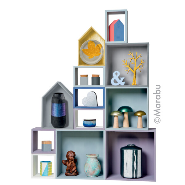 Marabu Acryllack "Decorlack", metallic-silber, 50 ml,im Glas