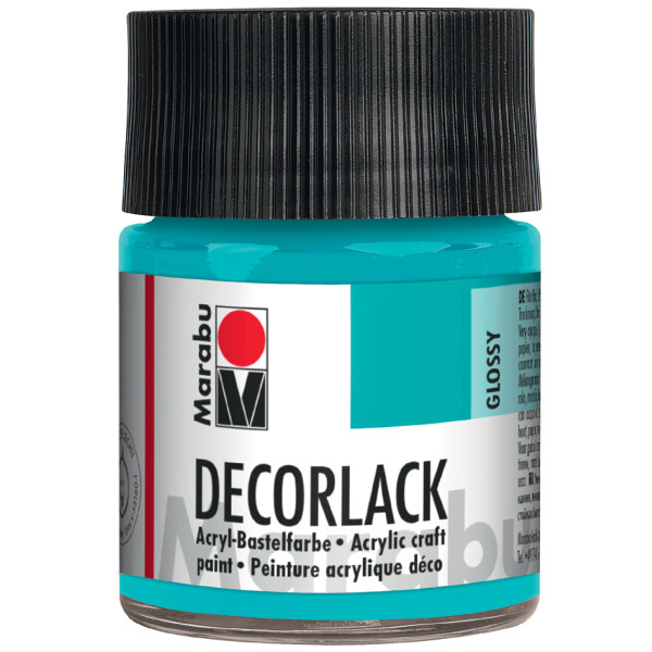 Marabu Acryllack "Decorlack", metallic-silber, 50 ml,im Glas