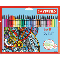 STABILO Fasermaler Pen 68, 8er Kartonetui
