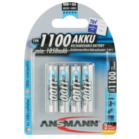 ANSMANN NiMH Akku Premium, Micro AAA, 1.000 mAh, 2er Blister