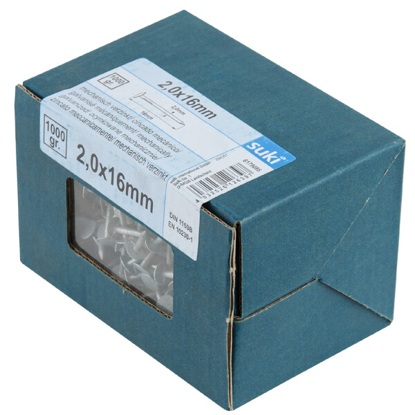 suki. Dachpappstift 2,0 x 16 mm, 400 g, verzinkt