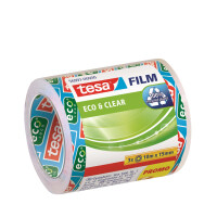 tesa Film Eco & Clear SPARPACK, transparent, 19 mm x...