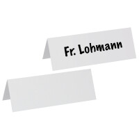MAUL Tisch-Namensschilder, Karton, weiß, (B)210 x...