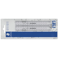 STAEDTLER Flachlineal-Set, 150 mm, aus Kunststoff