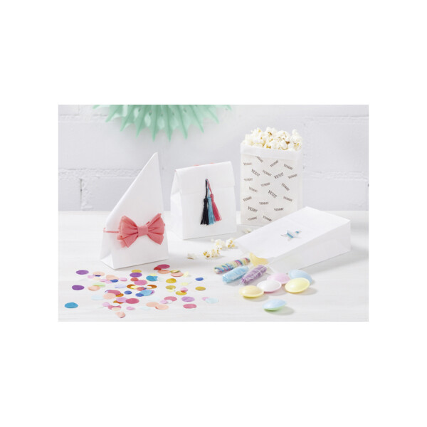 folia Papiertüten mit Blockboden, 100 x 55 x 175 mm, natur