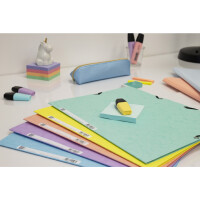 EXACOMPTA Eckspannermappe Aquarel, A4, Karton, malve