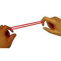 Läufer Gummiringe RONDELLA im Karton, rot, 100 mm, 50 g