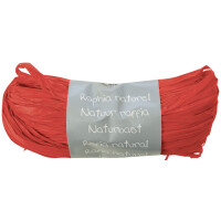 Clairefontaine Raffia-Naturbast, rosa