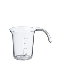 plast team Messbecher "Palermo", 0,2 Liter, transparent