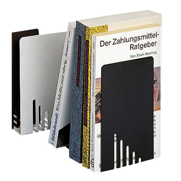 MAUL Buchstütze (B)120 x (T)140 x (B)140 mm, weiß