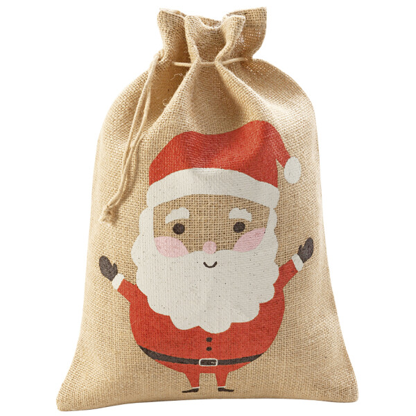 folia Jutesack "Weihnachtsmann", (B)250 x (H)350 mm
