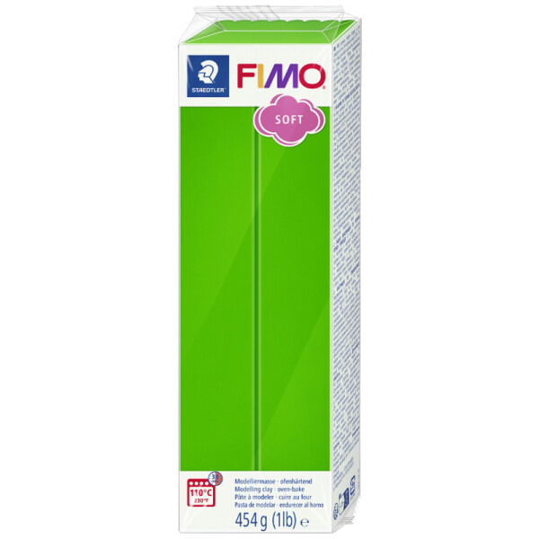 FIMO SOFT Modelliermasse, ofenhärtend, schokolade, 454 g