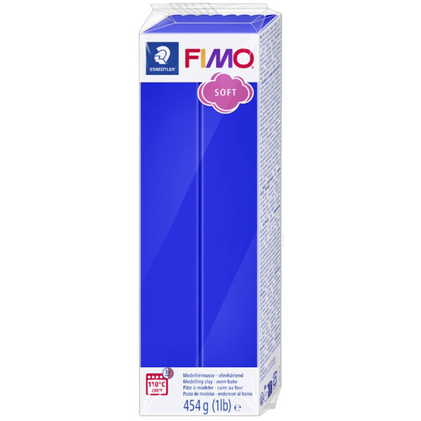 FIMO SOFT Modelliermasse, ofenhärtend, schokolade, 454 g