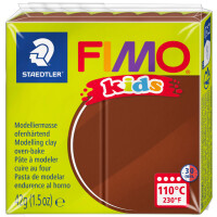FIMO kids Modelliermasse, ofenhärtend, braun, 42 g