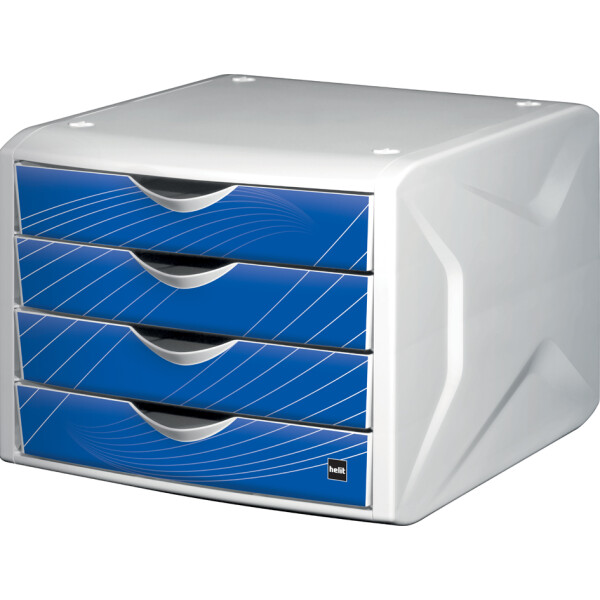 helit Schubladenbox "the chameleon", Dekor black king