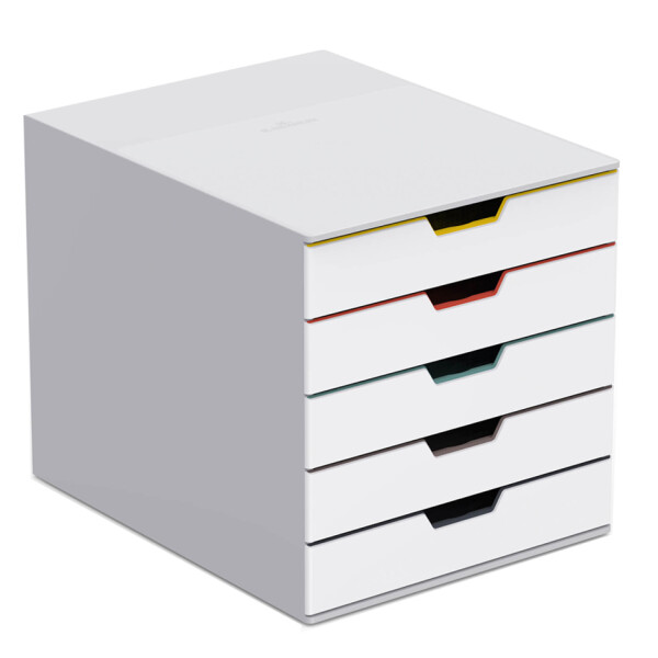 DURABLE Schubladenbox VARICOLOR 5, mit 5 Schubladen