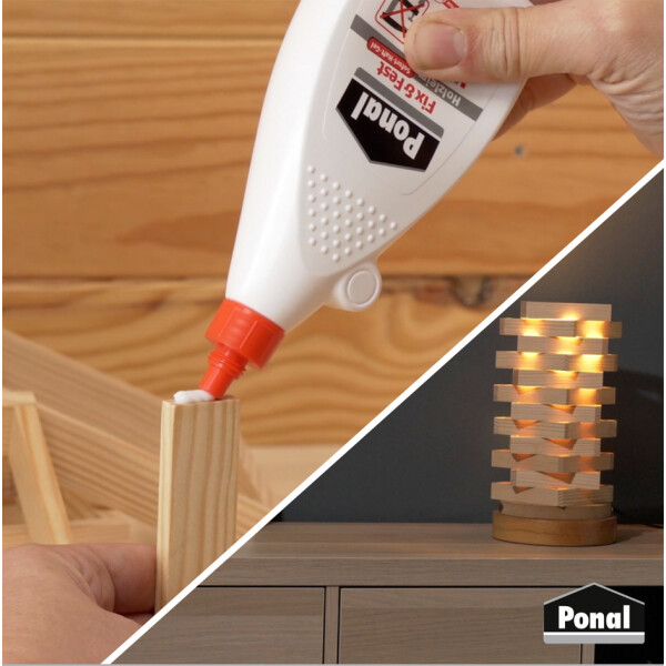 Ponal Holzleim Fix & Fest, lösemittelfrei, 100 g Flasche