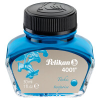 Pelikan Tinte 4001 im Glas, dunkelgrün, Inhalt: 30 ml