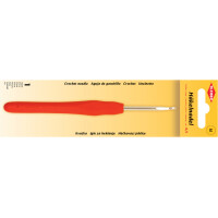 KLEIBER Häkelnadel, Größe 2,5, Kunststoffgriff, orange