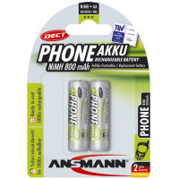 ANSMANN NiMH Akku SPECIAL, Mignon AA, 800 mAh, 2er Blister