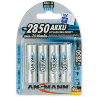 ANSMANN NiMH Akku Premium, Mignon AA, 2.700 mAh, 2er-Blister