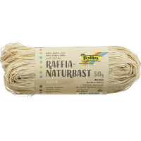 folia Raffia-Naturbast, 50 g, orange