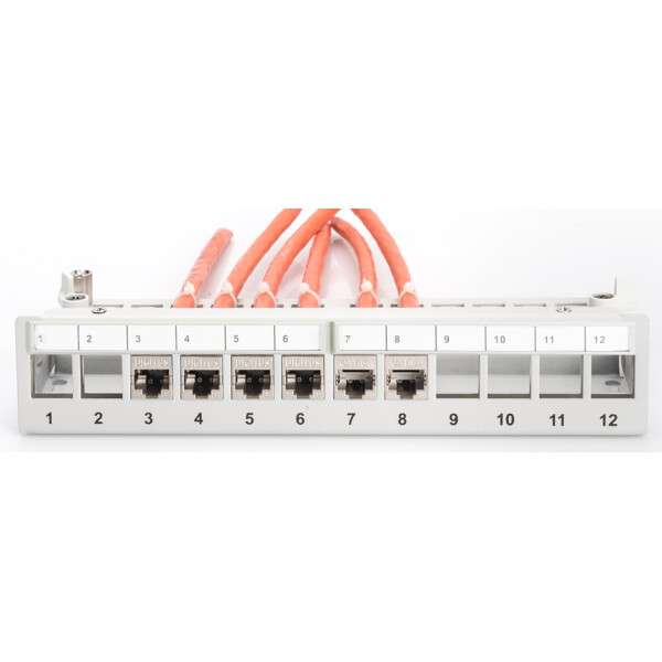 DIGITUS Desktop Modular Patch Panel, geschirmt, 12-Port