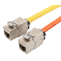 DIGITUS Keystone Modul Kat 6A, geschirmt, vernickelt