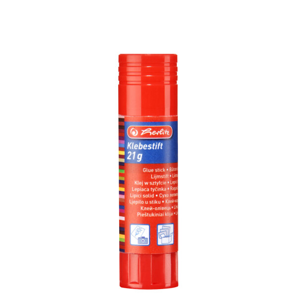 herlitz Klebestift, 21 g, lösungsmittelfrei, farblos