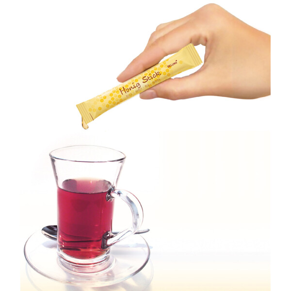 HELLMA Honig Sticks, im Displaykarton