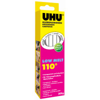 UHU Klebepatrone Low Melt, 125 g, transparent