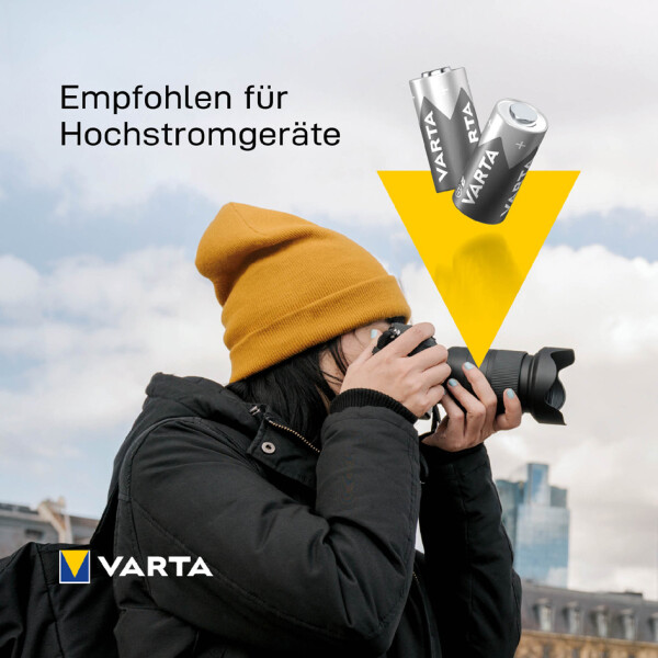 VARTA Foto-Batterie "LITHIUM", CR123A, 3,0 Volt, 2er Blister