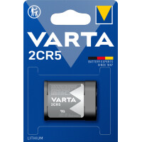 VARTA Foto-Batterie "LITHIUM", CR123A, 3,0 Volt, 2er Blister